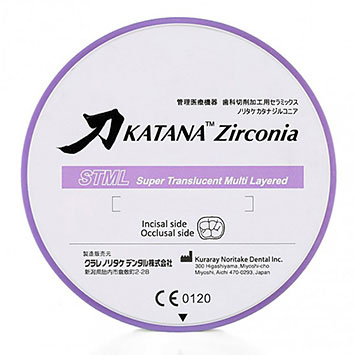 Диск KATANA Zirconia STML High Translucent Multi Layered