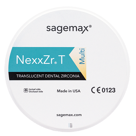 Фрезеровка коронки из диоксид цирконий Sagemax NexxZr T Multi (США)